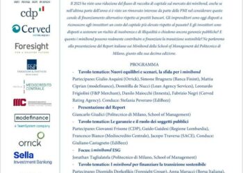 BeBeez vi aspetta domani per il 10° Report dell’Osservatorio minibond della School of Managment del Politecnico di Milano
