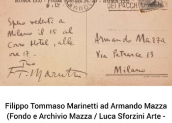 Luca Sforzini Arte acquisisce l’intero Fondo e Archivio del futurista Armando Mazza (Palermo 1884-Milano 1964)