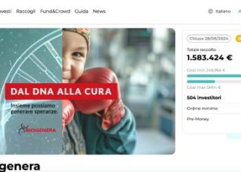 La biotech Biogenera raccoglie oltre 1,5 mln euro in equity crowdfunding su Mamacrowd. Vicino lo sbarco sulla Borsa Parigi