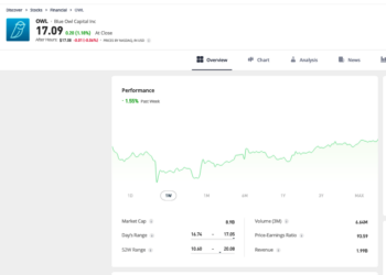 Trading Floor: la riscossa di Blue Owl (+5,1%) e il crollo di BlackRock (-12,9%)