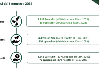 Recupera il private equity italiano nel primo semestre, con +40% di raccolta, +43% di investimenti e +137% di disinvestimenti. I dati AIFI-PwC