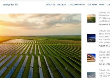 Enfinity Global inc (Icg) ottiene finanziamento da 189,6 mln per otto impianti fotovoltaici fra Emilia Romagna e Lazio