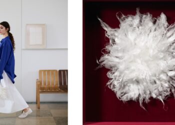 Nella collezione SS25 l’arte di Piero Manzoni ispira lo stile contemporaneo di Maria Calderara