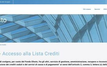 Altri 300 mln euro lordi di UTP conferiti Efesto Credit Fund, che raggiunge i 2,4 mld apportati da 15 banche. Ecco tutti i nomi