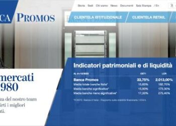Banca Promos: si lavora al passaggio del controllo dal presidente Ugo Malasomma a Paolo Scudieri (Adler Group), istituto valutato circa 14 mln