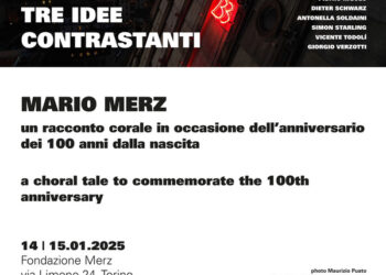 “Libertà di avere tre idee contrastanti” è il simposio su Mario Merz in programma il 14 e 15 gennaio a Torino