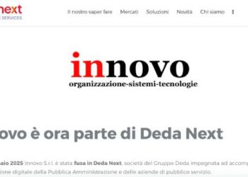 Deda Next, controllata di Dedagroup, acquisisce Innovo (consulenza direzionale e organizzativa per mercato sanità)
