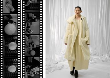 La nuova collezione FW 25/26 di Maria Calderara in dialogo con le opere e i video di Piero Manzoni