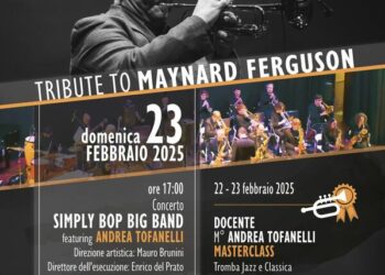 Tributo a Maynard Ferguson e masterclass di tromba jazz e classica con Andrea Tofanelli a Busto Garolfo