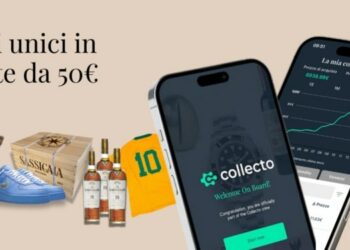 Collecto, l’app per investire in piccole quote di beni da collezione, incassa nuovo round da 2,8 mln euro. Valutazione pre-money 12,3 mln