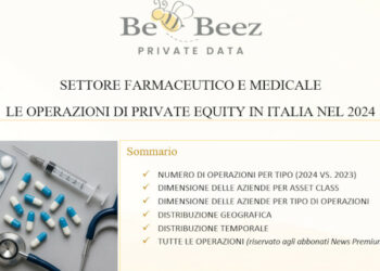 Farmaceutico e Medicale: stabili le operazioni di private equity nel 2024 rispetto al 2023
