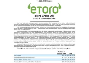 eToro sbarca al Nasdaq dopo aver raccolto 620 mln $ in ipo. Capitalizza oltre 5,4 mld $