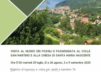 I martedì sera di Besano (VA): passeggiate per godere della brezza serale e visita al Museo dei Fossili