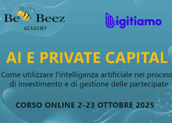 BeBeez Academy, in collaborazione con Digitiamo, lancia il corso AI e private capital. Iscrizioni early bird dal 1° settembre