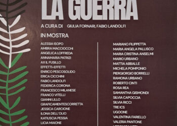 “Parole contro la guerra” fino a oggi alla Galleria Eustachio Pisani di Isola del Liri (FR)