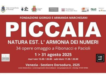 Chiude domani a Venezia la mostra Natura Est. L’armonia dei numeri di Giorgio Piccaia. BeBeez è media partner