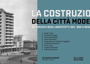 A Palazzo da Mosto è in corso, fino all’8 febbraio 2026, un’esposizione dedicata ai grandi architetti che nel ‘900 hanno trasformato Reggio Emilia