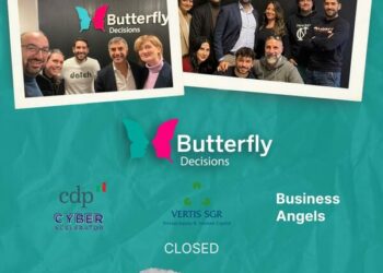 Butterfly Decisions chiude un round da 1,2 mln euro guidato da Vertis sgr, con la partecipazione di CDP Venture Capital e di un pool di business angel