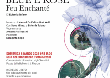 Domenica 8 marzo debutta a Firenze Blue e Rose – Feu enchanté, la prima opera narrativa firmata dalla mezzosoprano Eufemia Tufano