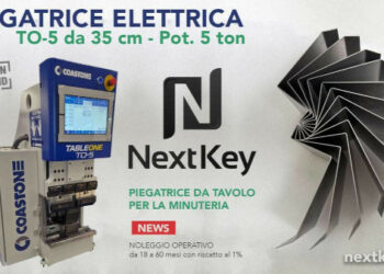 Next Key lancia una nuova linea di presse piegatrici elettriche compatte