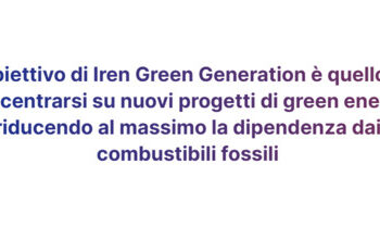 Iren dà mandato a Rothschild ed IMI (Intesa Sanpaolo) di gestire il processo di vendita del portafoglio rinnovabile di Iren Green Generation Tech