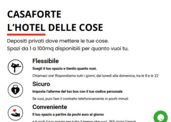 Ardian acquisisce Casaforte Self Storage spa, leader in Italia, da Cesare Carcano (fondatore) e famiglia. Già investiti 300 mln in Francia