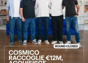 Cosmico raccoglie 12 mln euro con P101 e sale al 100% di Flatmates