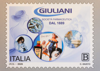 Il Mimit dedica un francobollo alla storica azienda farmaceutica Giuliani, nata a Milano nel 1889 con l’Amaro Medicinale