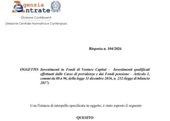 Fondi pensione e casse, il Fisco allenta il vincolo sul venture capital. Via libera all’esenzione